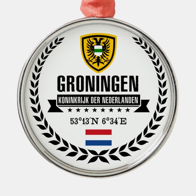 Ornamento De Metal Groningen (Frente)