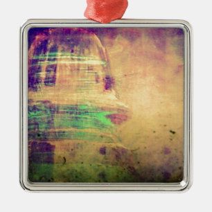 Ornamento De Metal Grunge do isolador de vidro do vintage