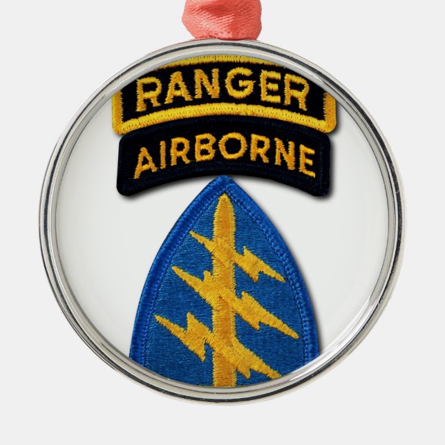 Ornamento De Metal Grupo das Forças Especiais Green Berets SF SOF SFG (Frente)