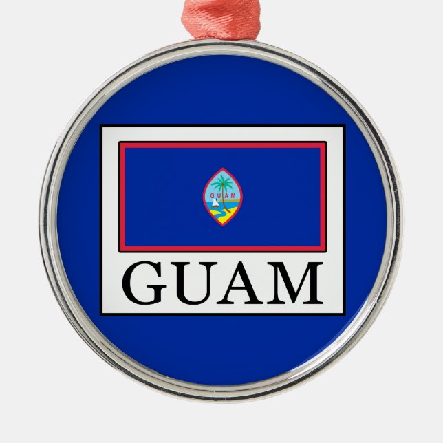 Ornamento De Metal Guam (Frente)