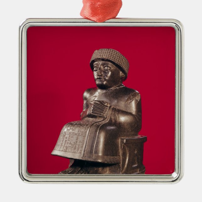 Ornamento De Metal Gudea, príncipe de Lagash, dedicou a (Frente)