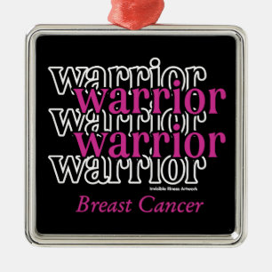 Ornamento De Metal Guerreiro/Repetido...Cancer da mama