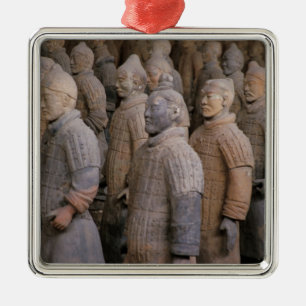 Ornamento De Metal Guerreiros de terracota no túmulo do Imperador Qin