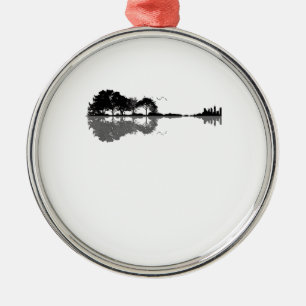 Ornamento De Metal Guitarista Acústico Natureza Est Música Bass Gui