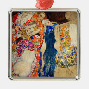 Ornamento De Metal Gustav Klimt - A Noiva (inacabado)