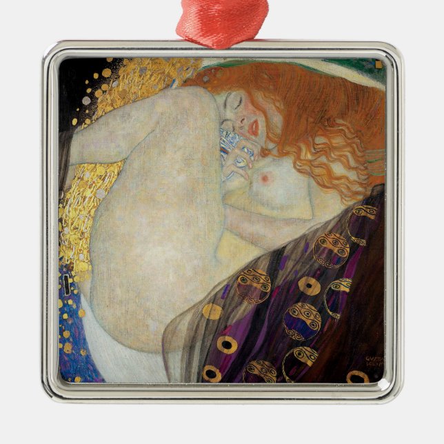 Ornamento De Metal Gustav Klimt - Danae (Frente)