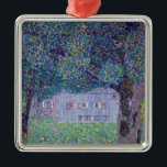 Ornamento De Metal Gustav Klimt - Farmhouse no Alto da Áustria<br><div class="desc">Farmhouse no Alto da Áustria - Gustav Klimt,  Oil on Canvas,  1911</div>