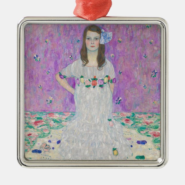 Ornamento De Metal Gustav Klimt - Mada Primavesi (Frente)