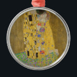 Ornamento De Metal Gustav Klimt "O Beijo"<br><div class="desc">A obra-prima de Gustav Klimt: "O Beijo". "O Beijo", criado pelo pintor austríaco Gustav Klimt. É considerado o trabalho mais famoso dele. Ele a pintou entre os anos de 1907 e 1908, que foram o ponto alto de seu "Período do Ouro", quando pintou uma série de obras utilizando a folha...</div>