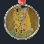 Ornamento De Metal Gustav Klimt "O Beijo"<br><div class="desc">A obra-prima de Gustav Klimt: "O Beijo". "O Beijo", criado pelo pintor austríaco Gustav Klimt. É considerado o trabalho mais famoso dele. Ele a pintou entre os anos de 1907 e 1908, que foram o ponto alto de seu "Período do Ouro", quando pintou uma série de obras utilizando a folha...</div>