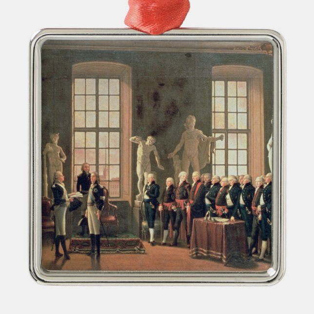 Ornamento De Metal Gustavo IV (Frente)