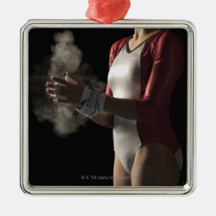 Ornamento De Metal Gymnast 3