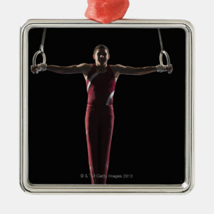 Ornamento De Metal Gymnast 4
