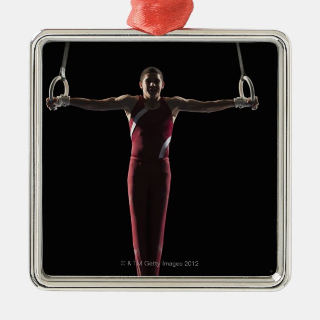 Ornamento De Metal Gymnast 4 (Frente)