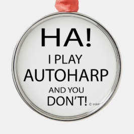 Ornamento De Metal Ha Autoharp