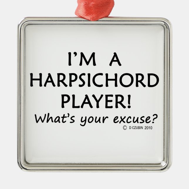 Ornamento De Metal Hackhord Player com licença (Frente)