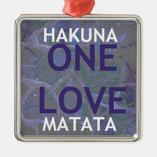 ORNAMENTO DE METAL HAKUNA MATATA (Frente)