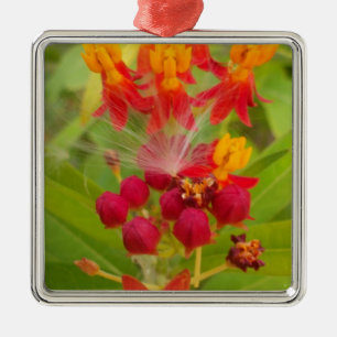 Ornamento De Metal Hakuna Matata, adorável Buds de Flor Amarelo verde