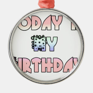 Ornamento De Metal Hakuna Matata Gifts Hoje é meu aniversário.png