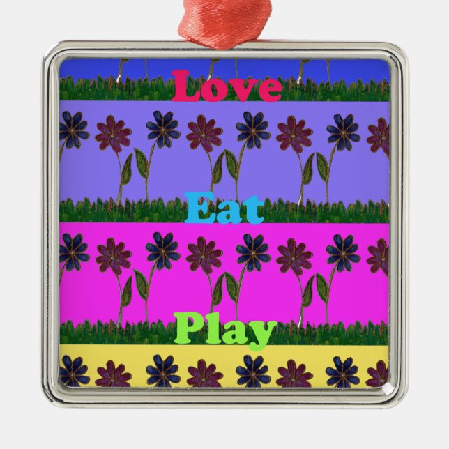 Ornamento De Metal Hakuna Matata Love Play.png (Frente)