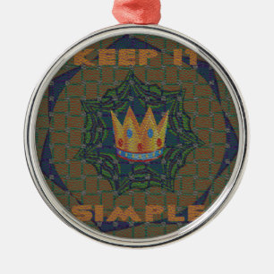 Ornamento De Metal Hakuna matata mantém isso simples
