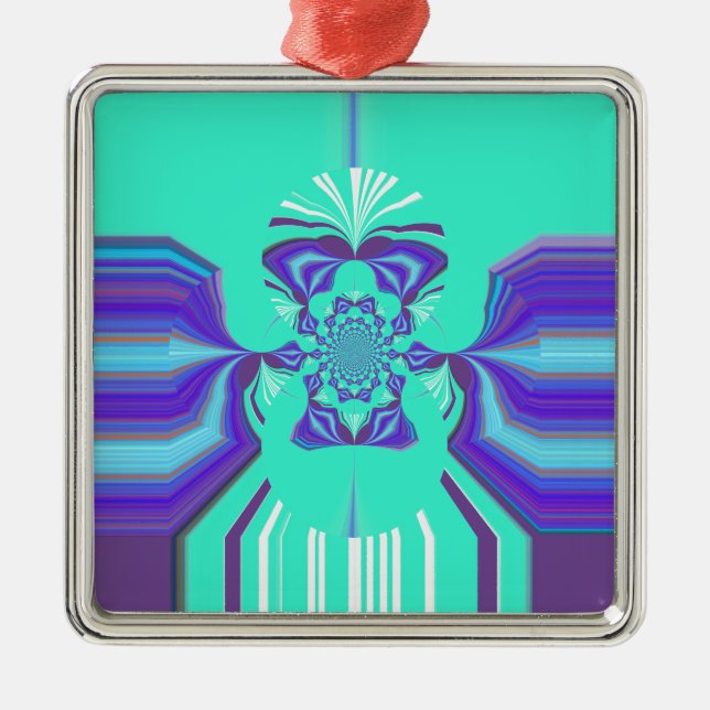 Ornamento De Metal Hakuna Matata Roxo (Frente)