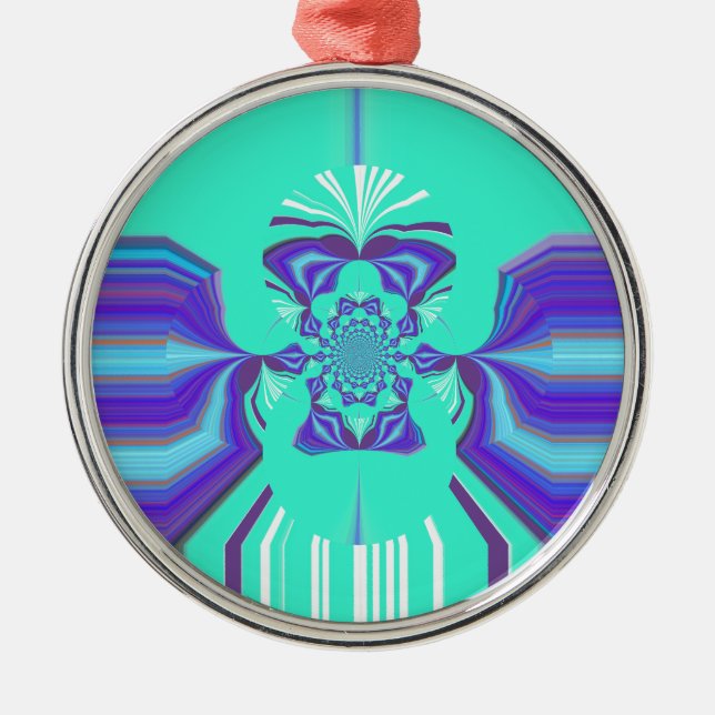 Ornamento De Metal Hakuna Matata Roxo (Frente)