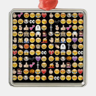Ornamento De Metal halloween emoji