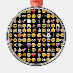 Ornamento De Metal halloween emoji