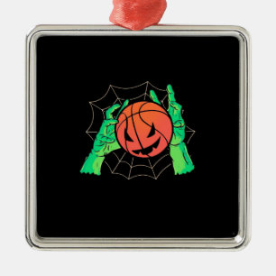 Ornamento De Metal Halloween Gift Halloween de basquetebol