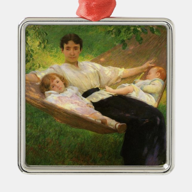 Ornamento De Metal Hammock (por Joseph DeCamp) (Frente)