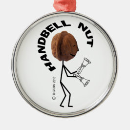 Ornamento De Metal Handbell Nut