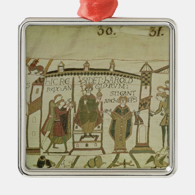 Ornamento De Metal Harold é oferecido a coroa e (Frente)