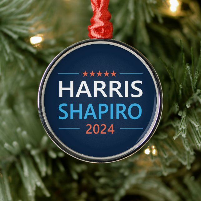 Ornamento De Metal Harris Shapiro 2024 (Árvore)