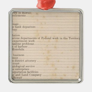 Ornamento De Metal Havaí 5