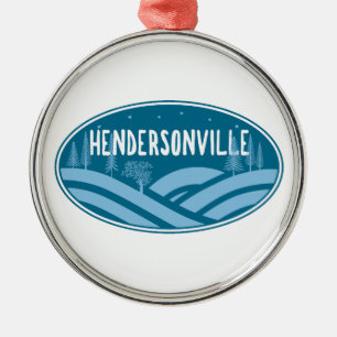 Ornamento De Metal Hendersonville Carolina do Norte ao Ar Livre