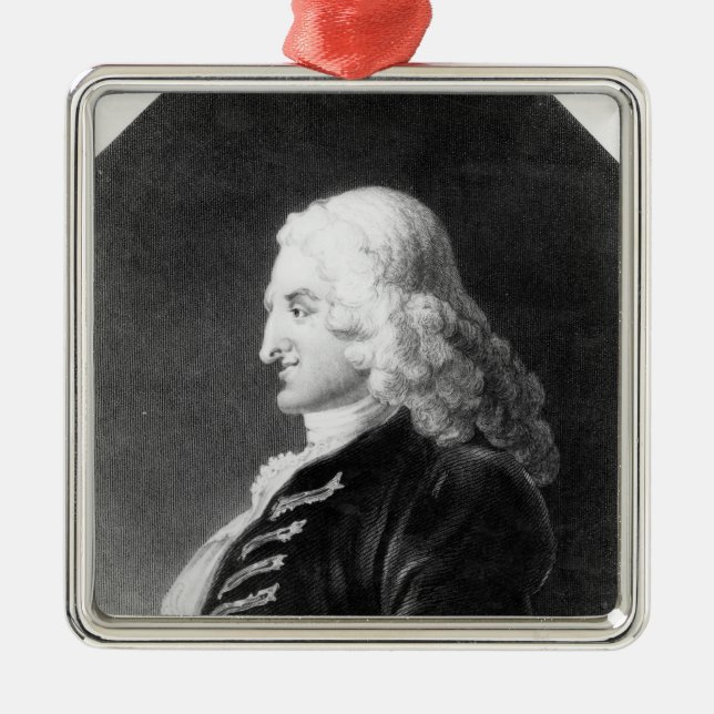 Ornamento De Metal Henry Fielding gravou por Samuel Freeman (Frente)