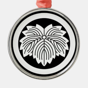 Ornamento De Metal Hera trepadeira de folhas pontiagudas