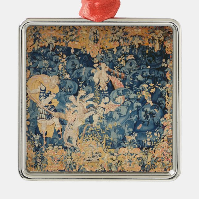 Ornamento De Metal Hercules e o Hydra de Lernaean (Frente)