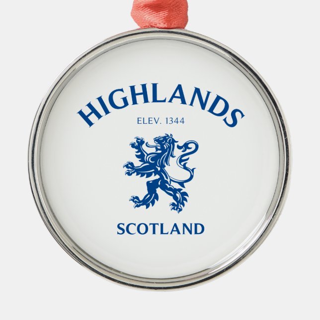 ORNAMENTO DE METAL HIGHLANDS (Frente)
