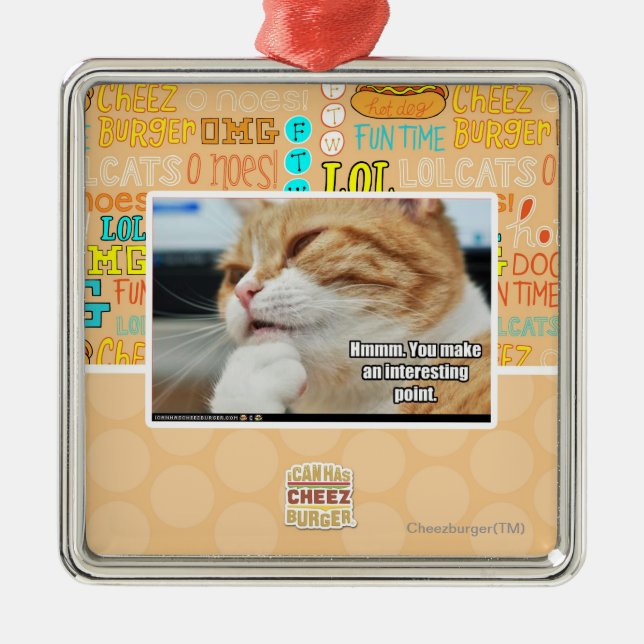 Ornamento De Metal Hmmm. (Frente)