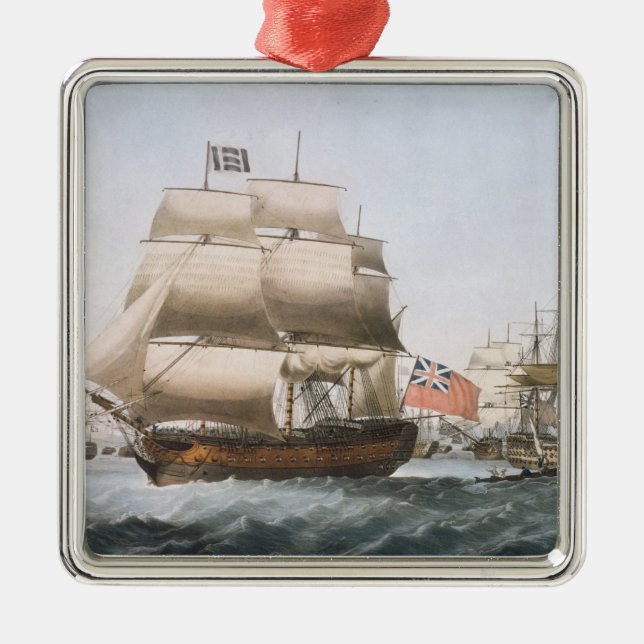 Ornamento De Metal HMS Victory, 1806 (Frente)