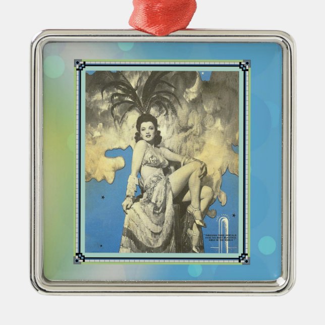 Ornamento De Metal Hollywood 1 (Frente)