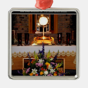 ORNAMENTO DE METAL HOLY EUCHARIST - COMUNIDADE HOLY