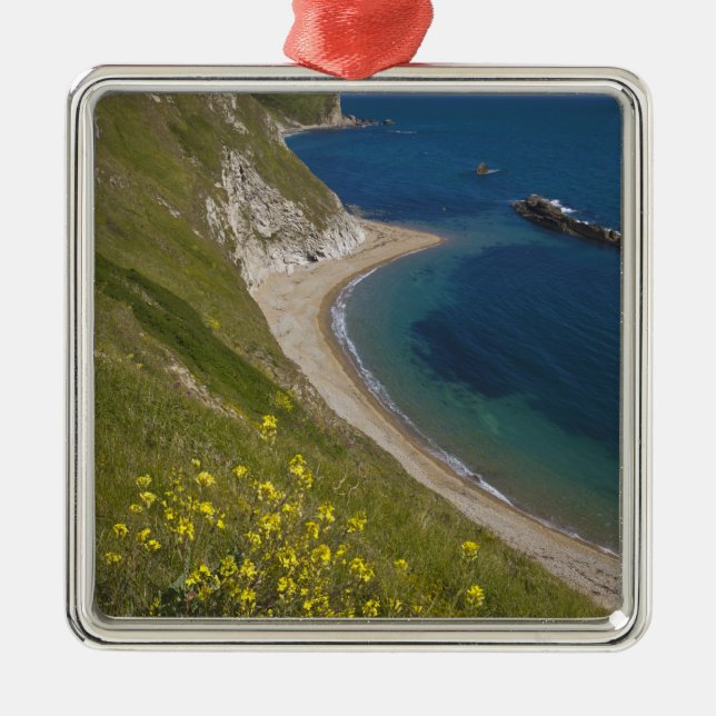 Ornamento De Metal Homem da Baía de Guerra, Costa Jurássica, Lulworth (Frente)