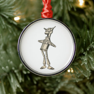 Ornamento De Metal Homem da lata de mágico de Oz