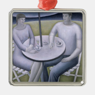 Ornamento De Metal Homem e mulher 1998