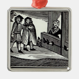 Ornamento De Metal Homem e mulher nos estoques