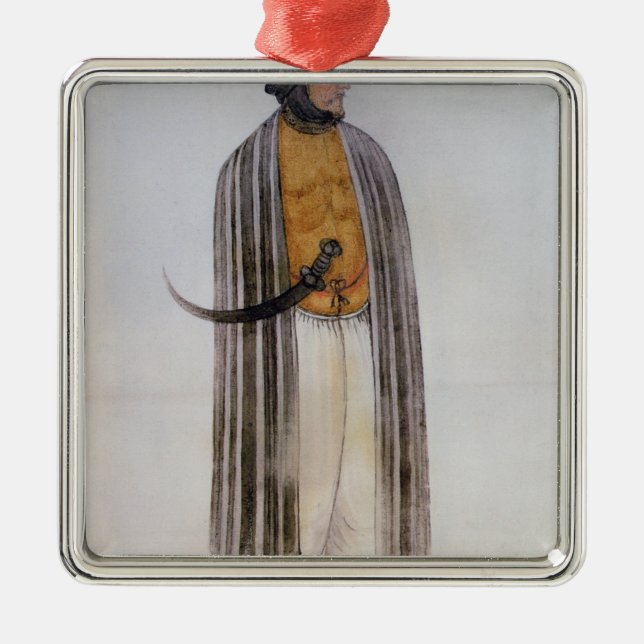 Ornamento De Metal Homem turco (Frente)