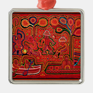 Ornamento De Metal Homens Cuna Indianos em Cayucos